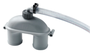 Valvola antisifone con tubo e scarico a scafo - Airvent with hose 38 mm