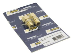 Raccordo Maschio Tubo Ottone - Male Connector Brass Tube 1/4" BSP 10mm 2x