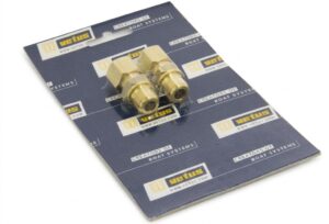 Raccordo Maschio Tubo Ottone - Male Connector Brass Tube 1/4" BSP 10mm 2x