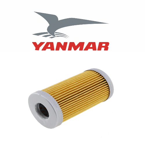 Elemento Filtro Carburante Yanmar 3TNE88 4TNE88 - Yanmar Fuel Filter Element 129100-55650