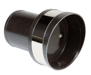 Bocchettone di scarIco in plastica - Plastic transom exhaust connection 127 mm