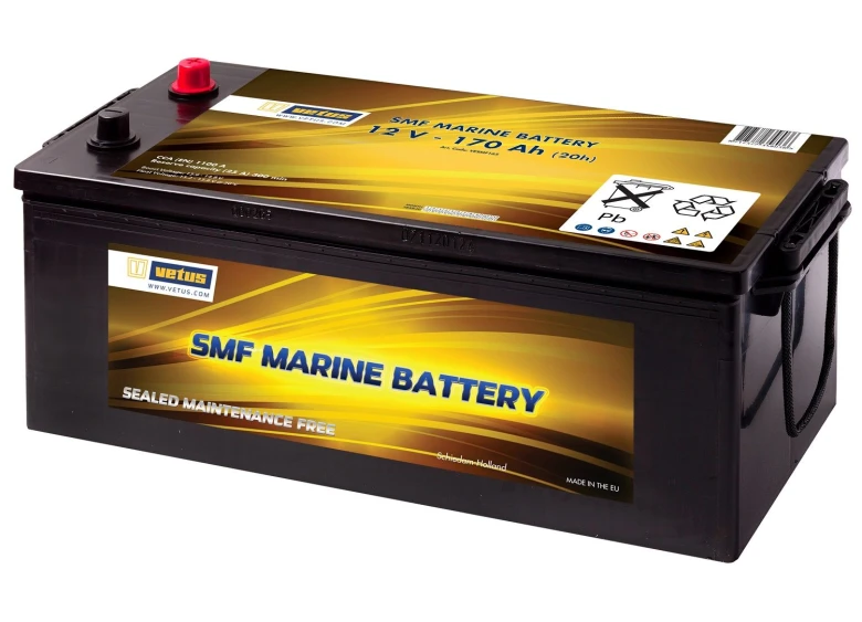 Batteria senza manutenzione 165Ah - Maintenance-free battery 165Ah