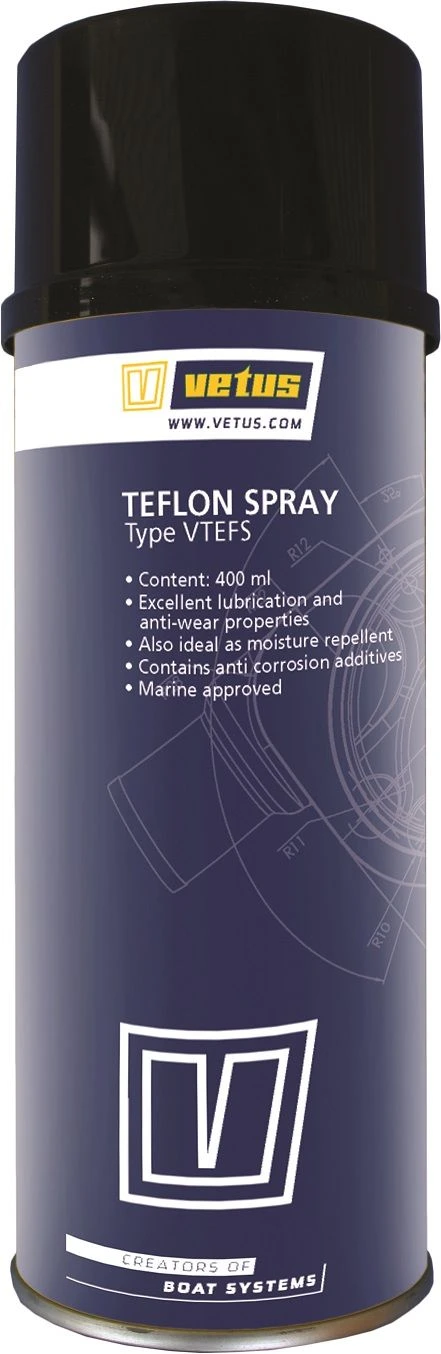 Spray al Teflon Vetus 400ml VTEFS - Vetus Teflon Spray 400ml