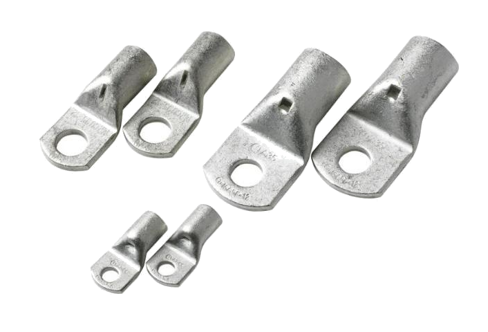 Terminali per cavi batterie sez. 35 mm² con foro M10 (set di 2)