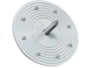 Rondelle - Rosette di fissaggio per pannelli insonorizzanti (conf. da 15pz)