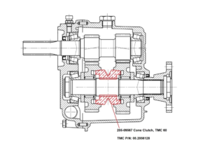 Corpo frizione - Clutch cone TMC 60P/TMC 60A