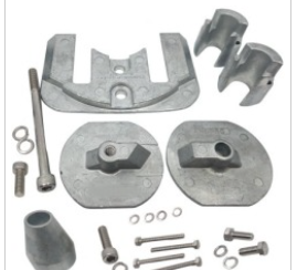 Kit Anodi Alluminio Yanmar ZT350 ZT370 - Yanmar Aluminum Anode Kit 196350-22200