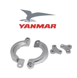 Kit anodo in alluminio Yanmar 4JH4 serie - Yanmar aluminum anode assembly 196450-02492