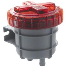 Filtro anti-odori grande per diesel con raccordi per tubo Ø 16 mm