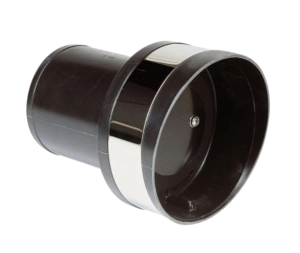 Bocchettone di scarIco in plastica - Plastic transom exhaust connection 127 mm