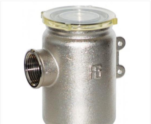 Filtro depurazione acqua serie "Tirreno" con coperchio grilamid tr55 trasparente 1''