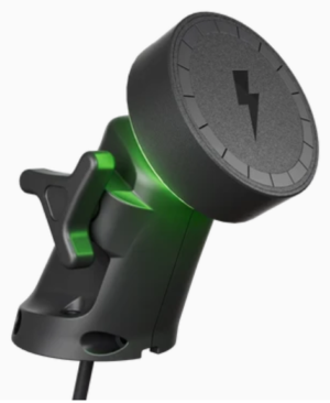 Caricatore LED Ball Joint con Supporto Wireless Qi2 15W Magnetico + AC-A0615X-1-ARM - LED Ball Joint with Support Qi2 15W Magnetic Wireless Charger +