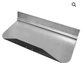 Piastra Flap Inox 457x305