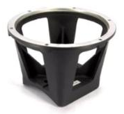 Flangia in alluminio nero RAL9005 BOW160 - 6 fori
Codice doganale: 84799020