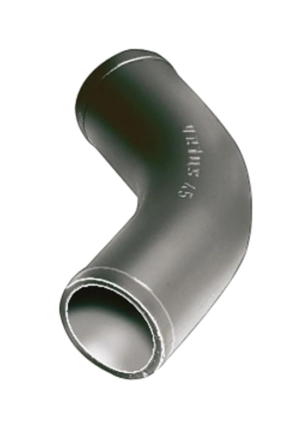 Raccordo angolato 60° in plastica Ø 75 mm