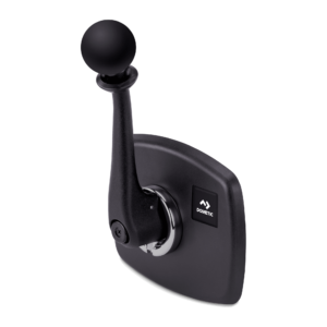 Monoleva Comando Laterale CH2300P per Jet Boat Nera - Jet Boat Side Mount Single Lever Control Black